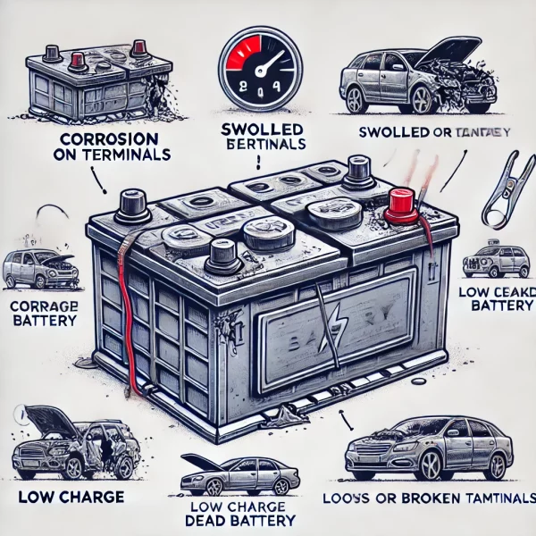  خرابی‌های رایج باتری