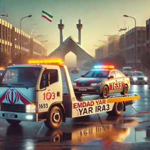 امداد در محل میدان امام همدان