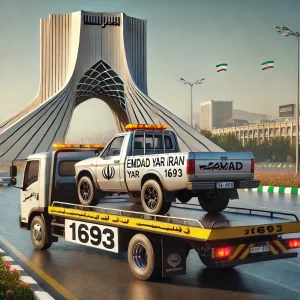 امداد یدکش چرخگیر میدان آزادی همدان
