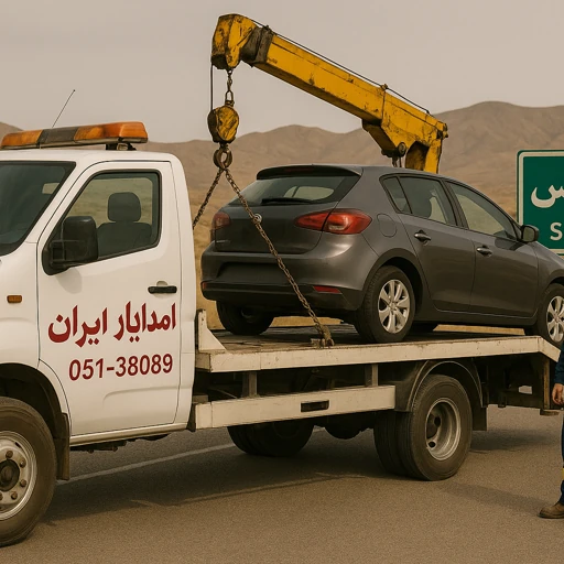 امداد جرثقیل سرخس