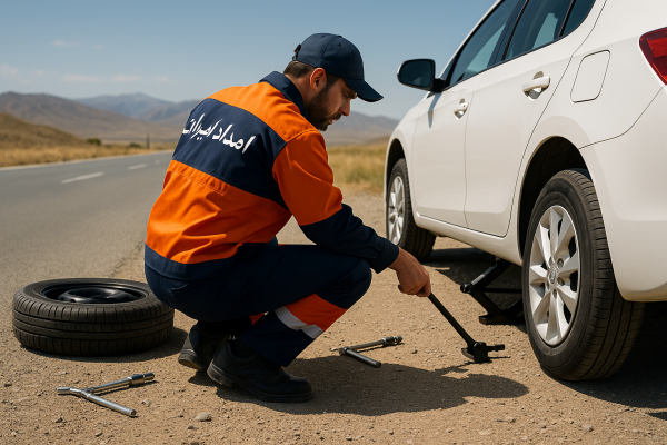 امداد لاستیک درگز