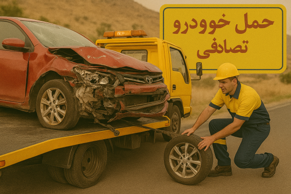 حمل خودرو تصادفی خواف
