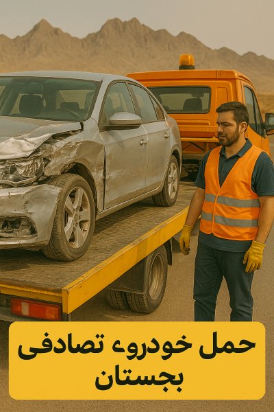 حمل خودرو تصادفی بجستان