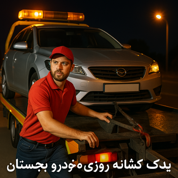 یدککش شبانه روزی بجستان