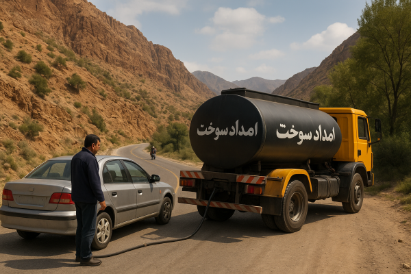 امداد سوخت کوهسرخ