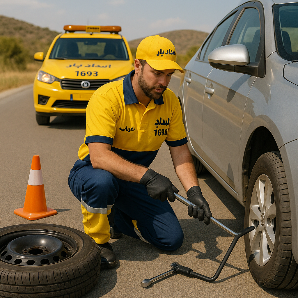 امداد لاستیک خوشاب