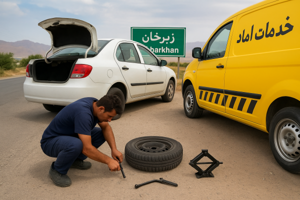 پنچرگیری زبرخان