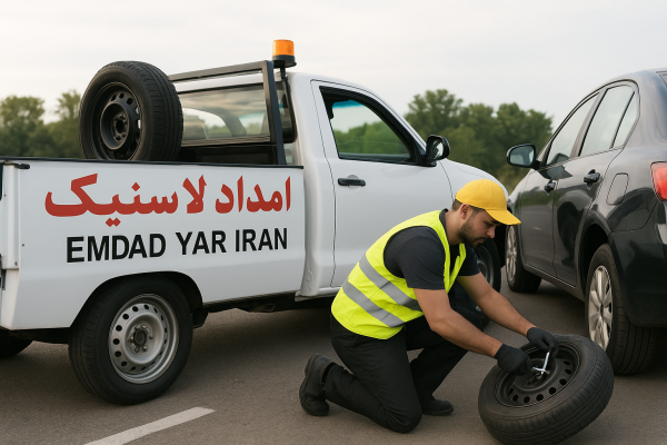 امداد لاستیک شهر ایور