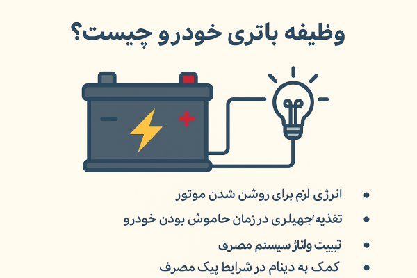وظیفه باتری خودرو چیست؟