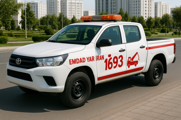  امداد خودروسوار شهر عشق‌آباد