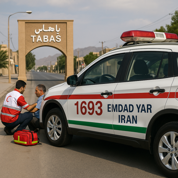 امداد در محل شهر طبس