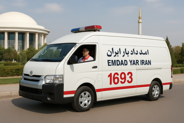  امداد رسانی شهر عشق‌آباد