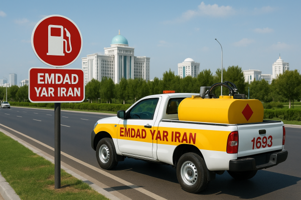  امداد سوخت شهر عشق‌آباد