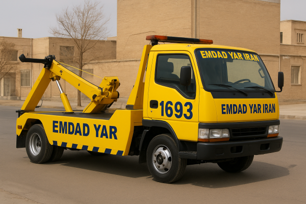 امداد یدکش چرخگیر شهر بشرویه