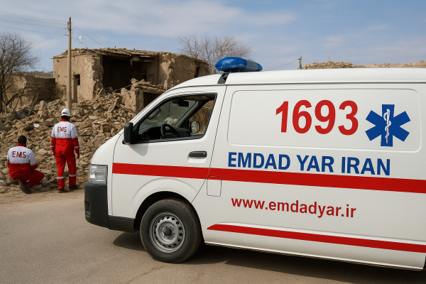  امداد رسانی شهر در میان