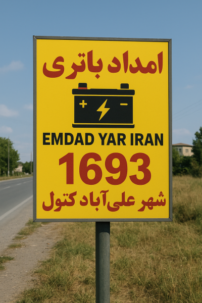  امداد باتری شهر علی‌آباد کتول