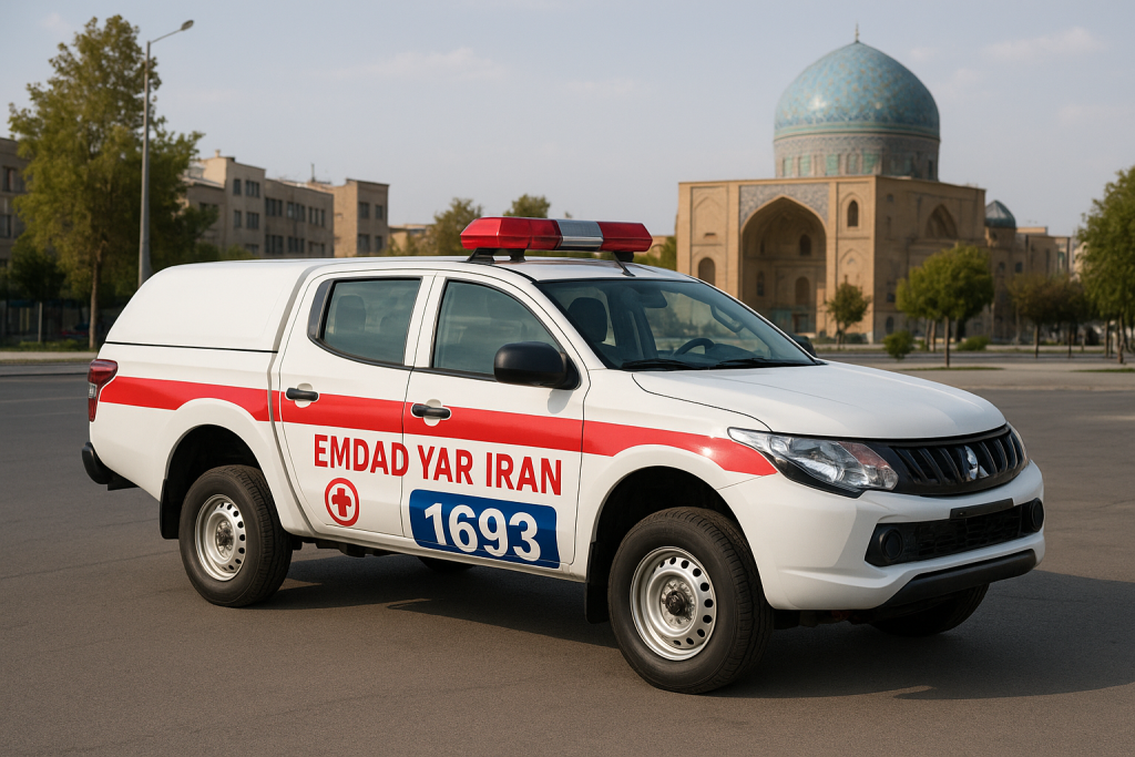 امداد در محل شهر گنبدکاووس