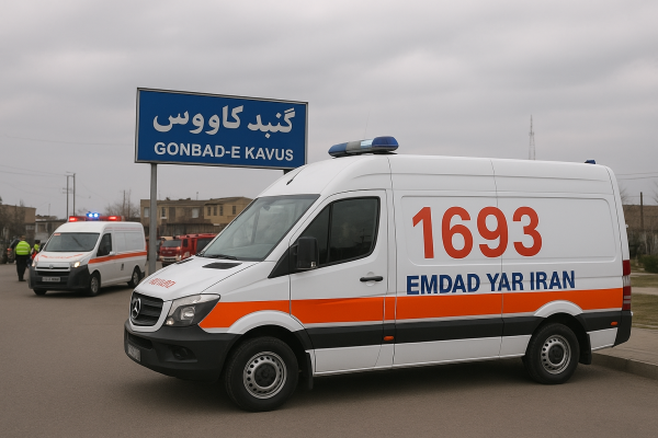  امداد رسانی شهر گنبدکاووس