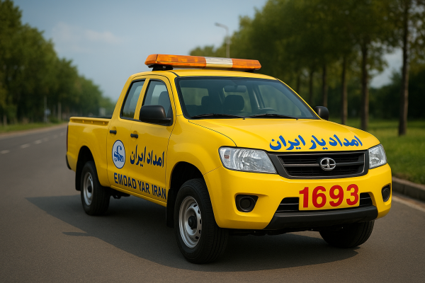  کمک جاده ای شهر گرگان